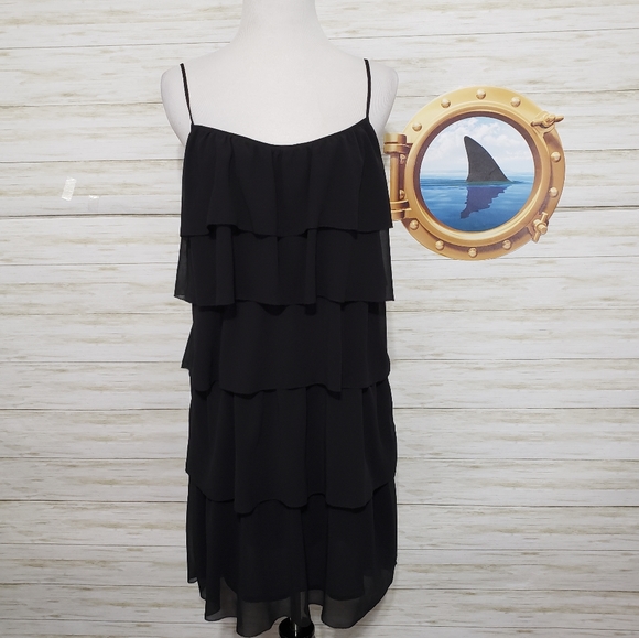LOFT Dresses & Skirts - Ann Taylor Loft black tiered dress NWT